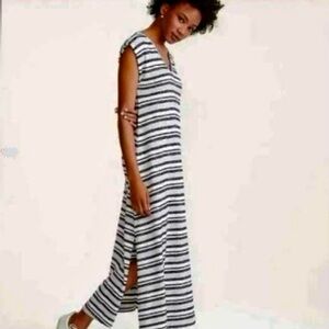 Lou & Grey for LOFT Striped Maxi Dress M